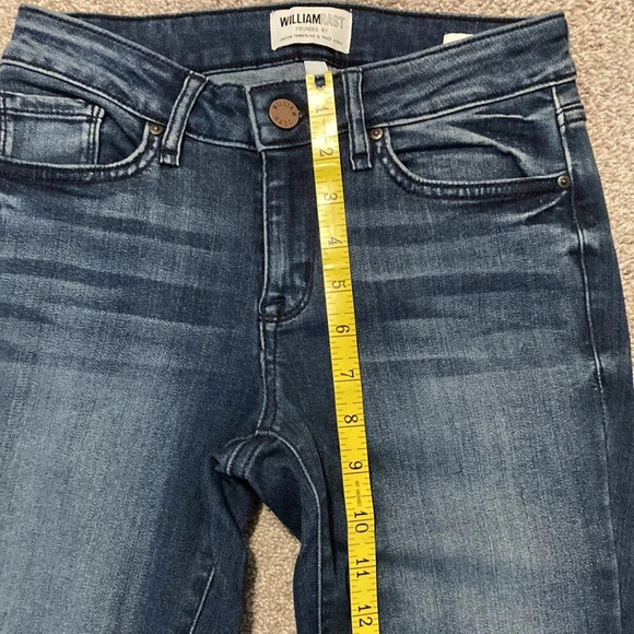 NWOT William Rast Raw Hem Ankle Skinny Jeans 25 - Picture 6 of 16